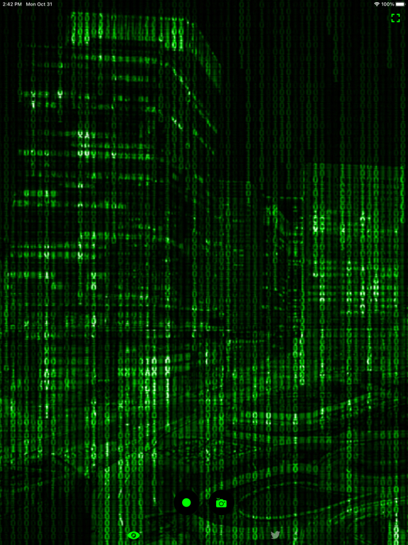 Screenshot #2 for Cyber AR Camera :Hacker's Eye
