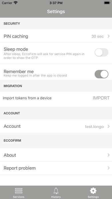 EccoFirm Screenshot