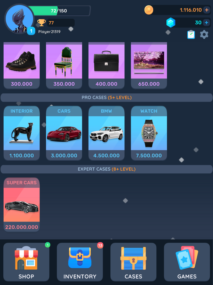 TapCase - Case Simulator Items