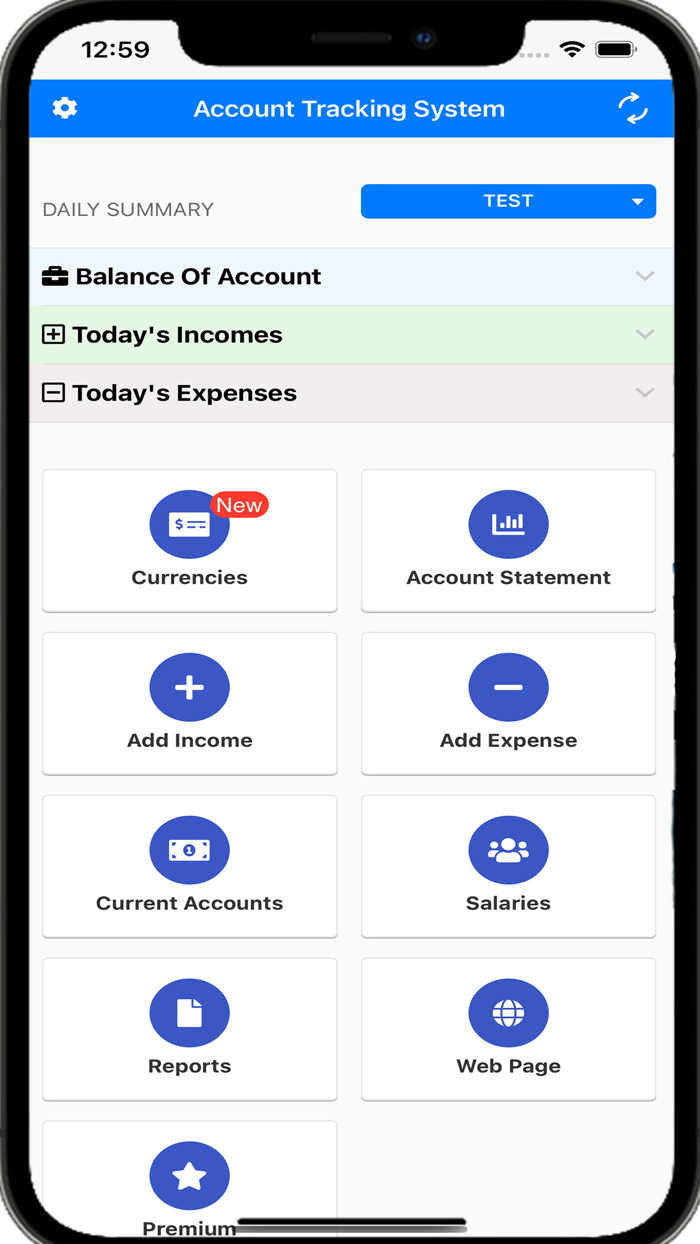 Account Tracking System