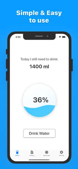 Game screenshot Drink Water Reminder & Monitor apk