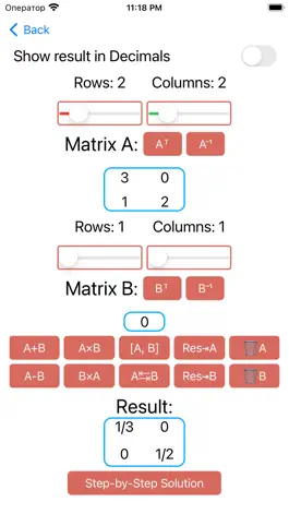 Game screenshot Simple Matrix Operations mod apk