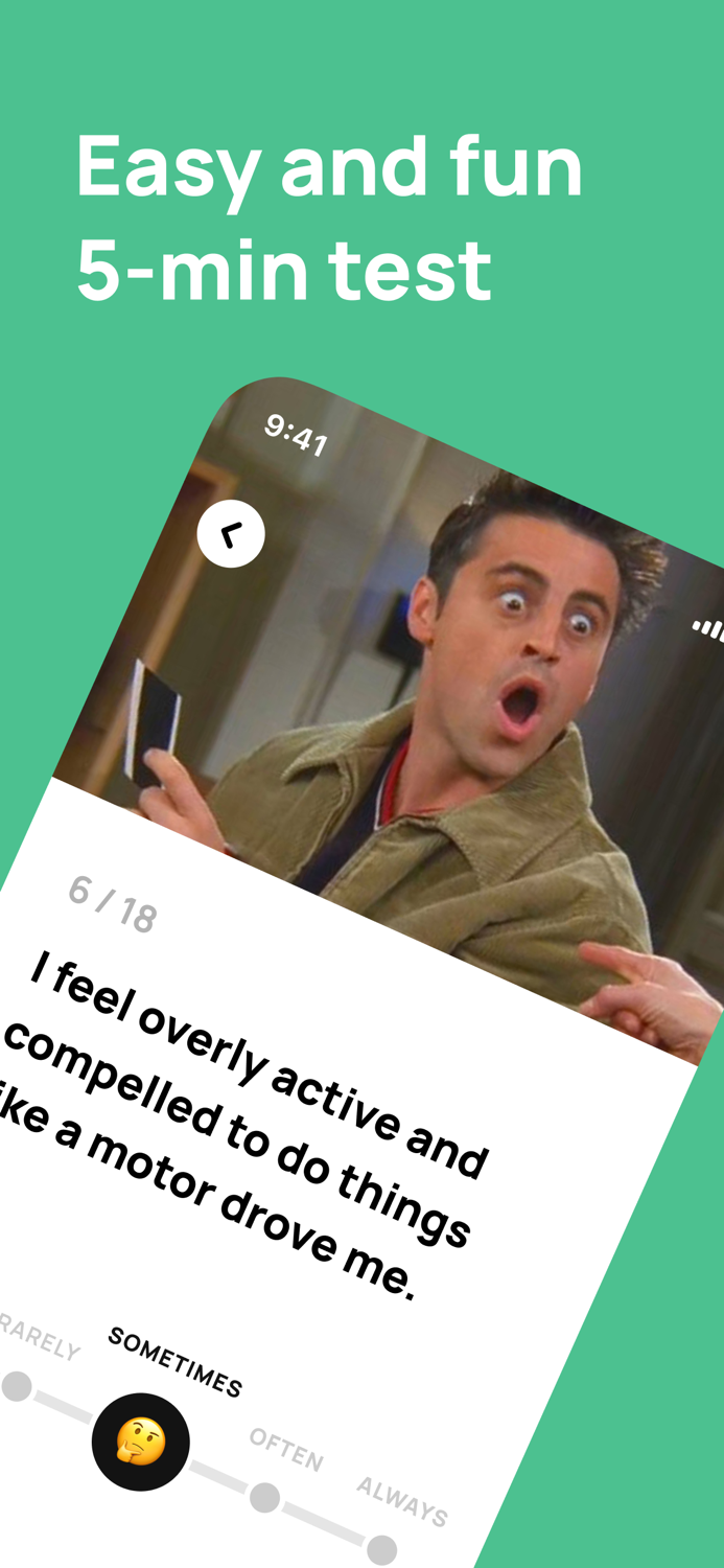 ADHD Test For Adult App