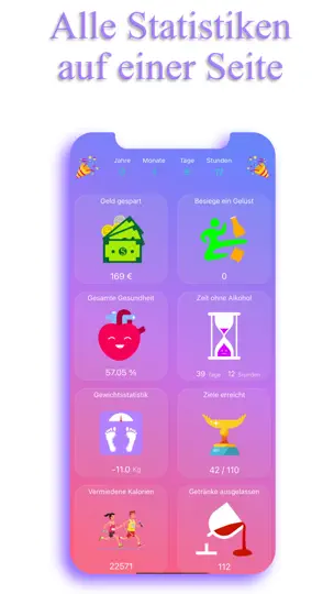 Screenshot von Alkoholfrei - Trinken Aufhören auf dem iPhone 1
