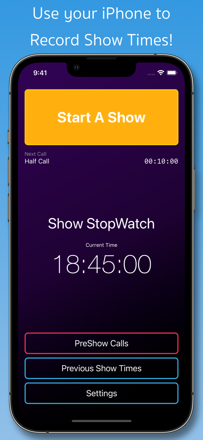 Show StopWatch