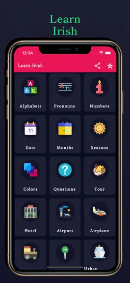 Game screenshot Irish Learning - Beginners mod apk
