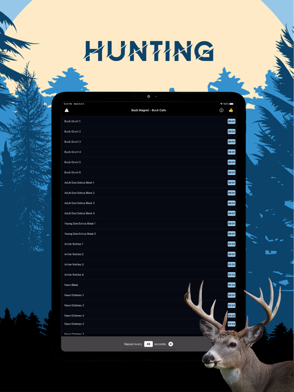 Buck Magnet - Buck Calls iPad screenshot 2 - Sports app