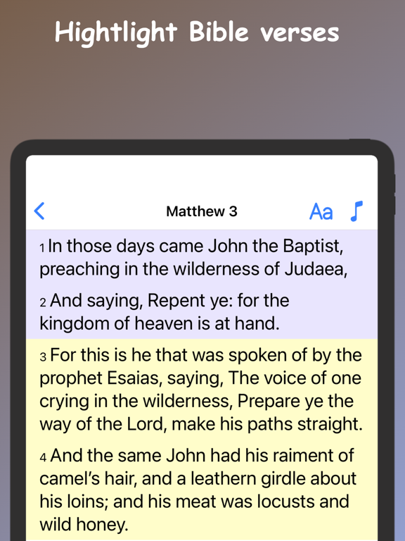 Screenshot #5 pour Bible Audio King James Version