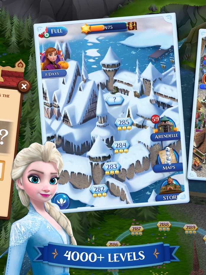 Disney Frozen Free Fall Game