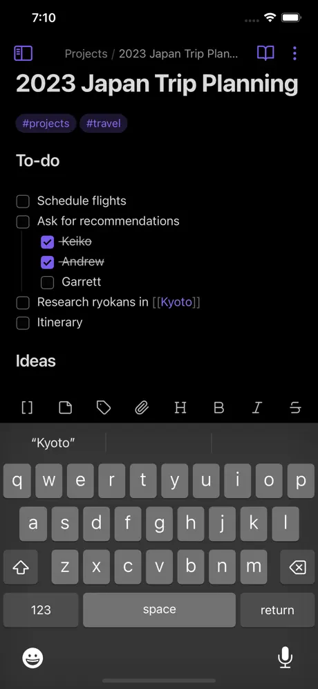 Obsidian - Connected Notes screenshot 4 of 6