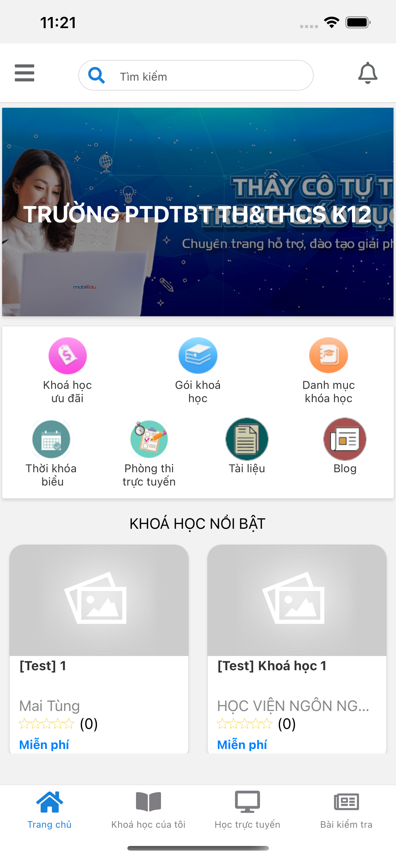 mobiEdu - Học viên