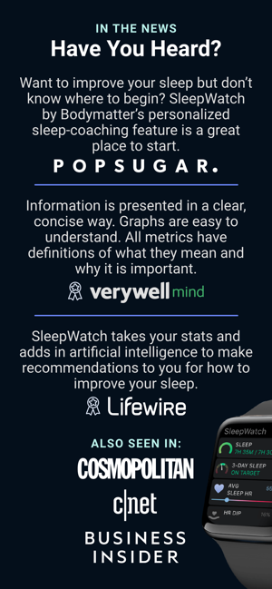 ‎SleepWatch - Top Sleep Tracker Screenshot