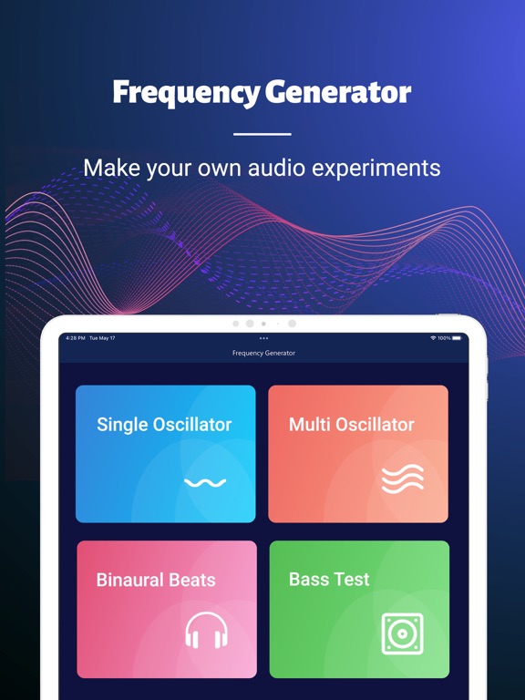 Screenshot #4 pour Generate Frequency Sounds Hz