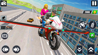 Flying Bike: Taxi Simulator Screenshot
