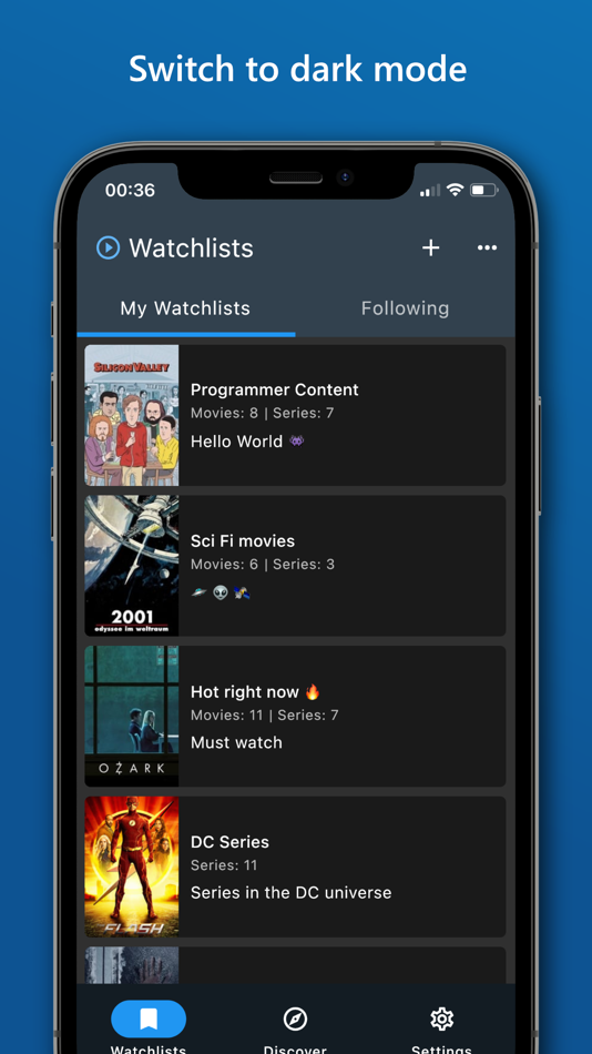 #8. Watch-Lists (iOS) Podle: Fabian Sagodi