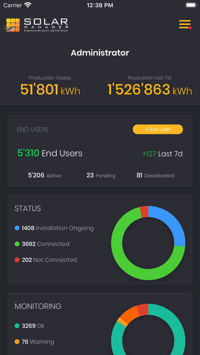 Screenshot #1 pour Solar Manager Installer