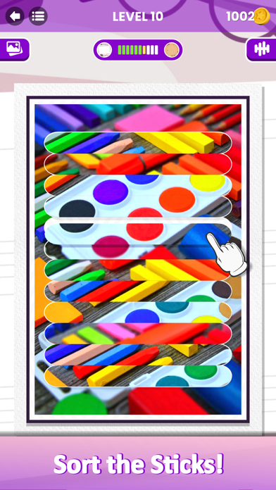 Popsicle Sort: Jigsaw Puzzle Screenshot