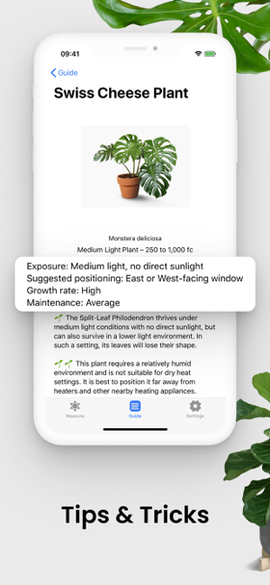 Екранна снимка на Plant Light Meter