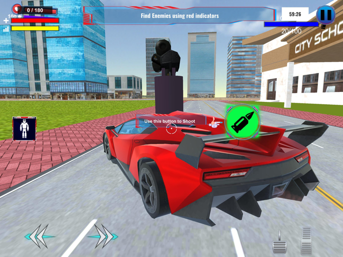 Wolf Robot Car Transform Games