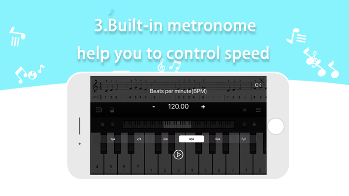 Simplified Notation Piano