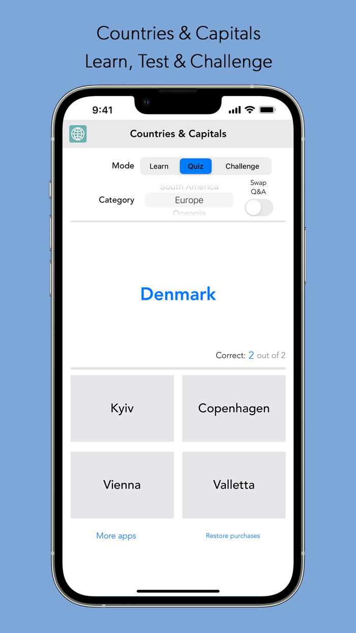 Capitals of Countries - World
