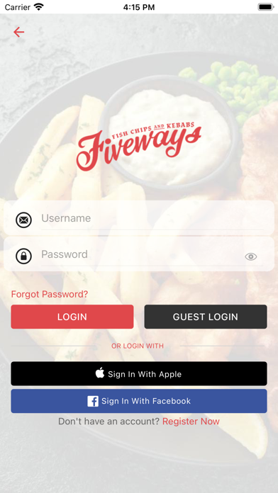 FiveWays Fish and Chips Screenshot