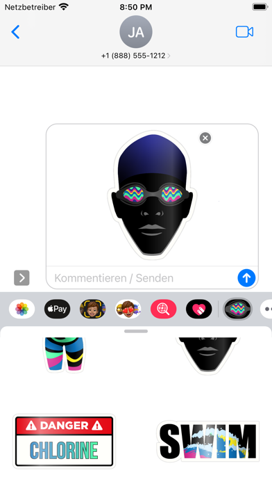 Swim Stickers Screenshot