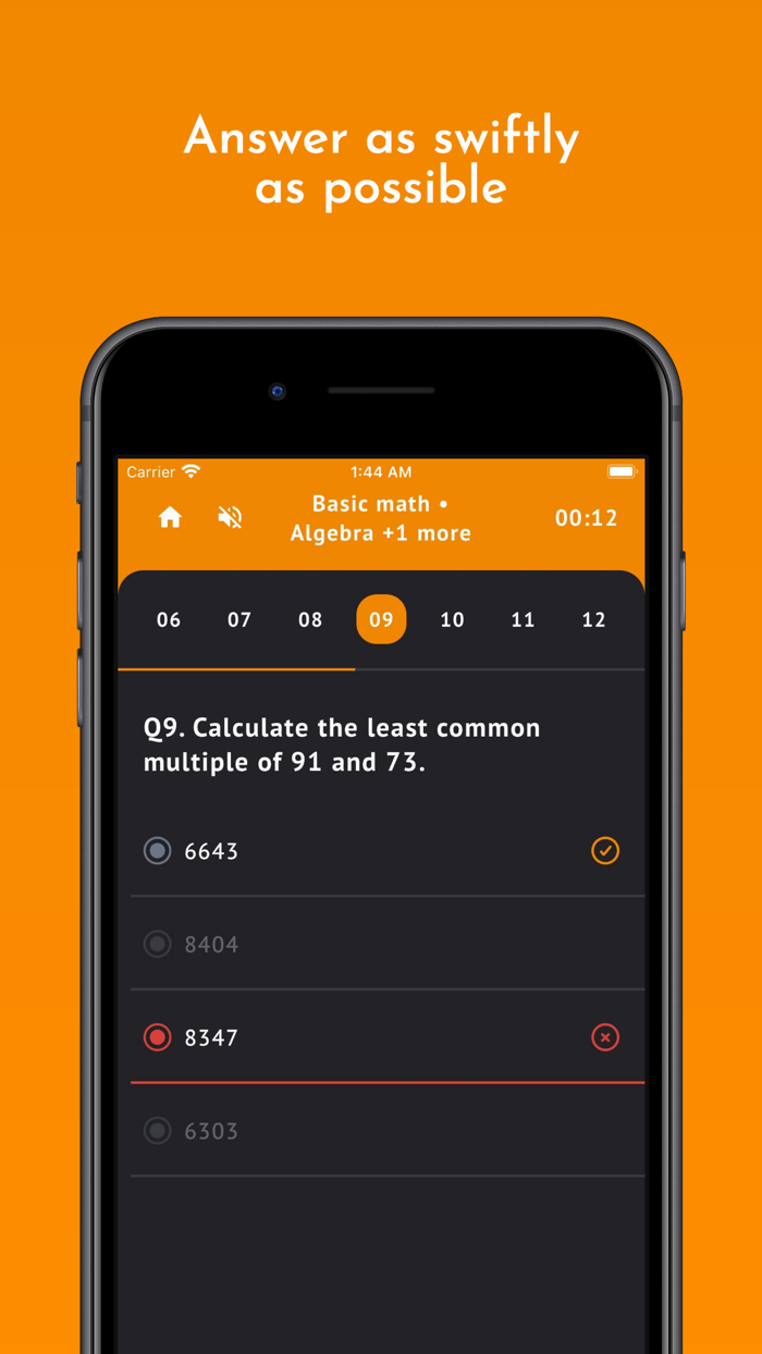 Math Frenzy Fun Numbers Quiz