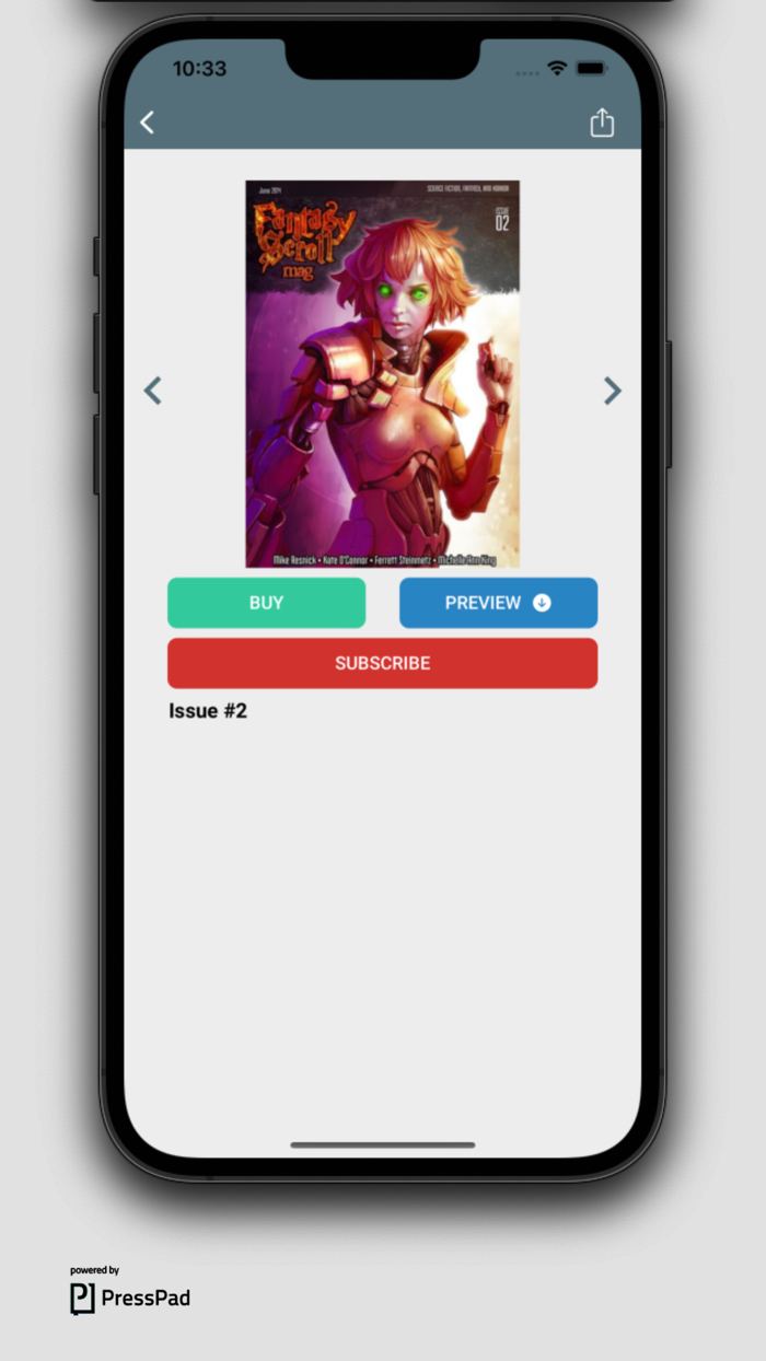 Fantasy Scroll Magazine app