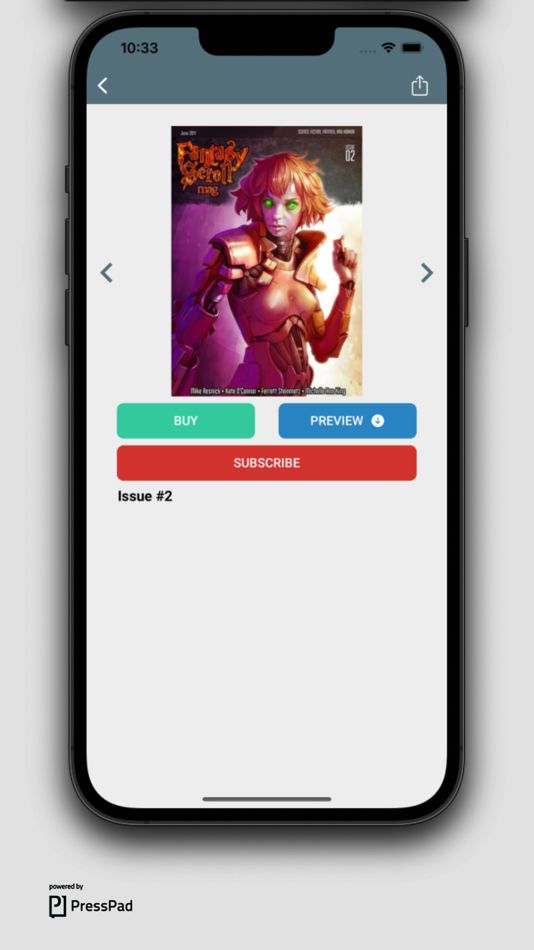 #1. Fantasy Scroll Magazine app (iOS) 由: PressPad Sp. z o.o.