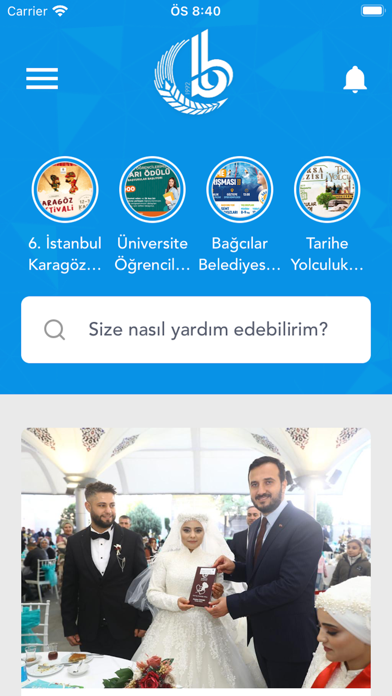 Ba?c?lar Belediyesi Mobil Screenshot