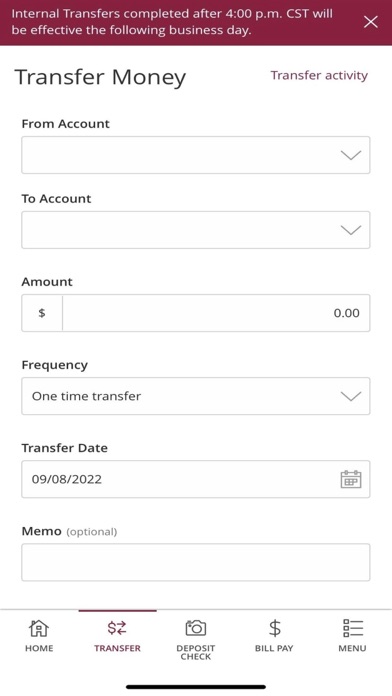 First Bankers Trust Company NA Screenshot