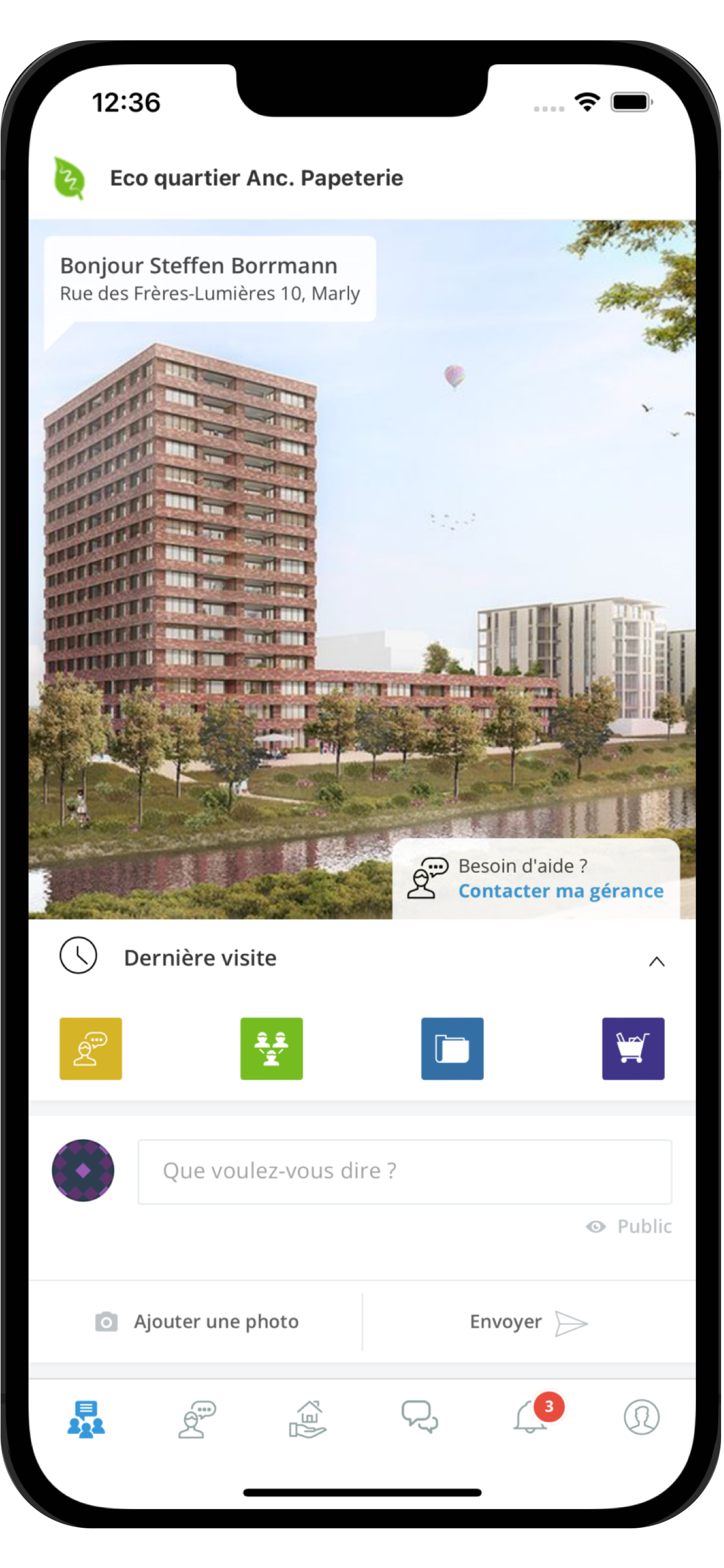 Eco quartier Anc. Papeterie screenshot 3