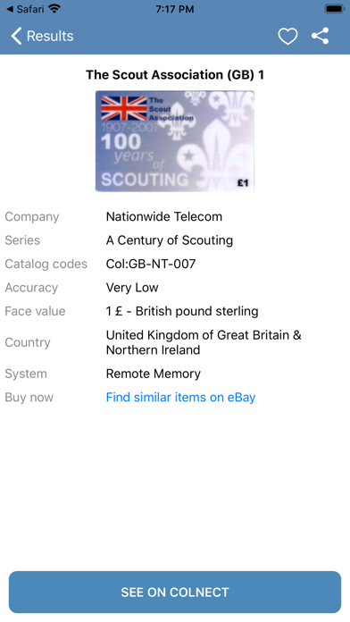 Screenshot #2 pour Phonecard Identifier