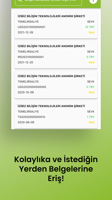 izibiz mobil Screenshot