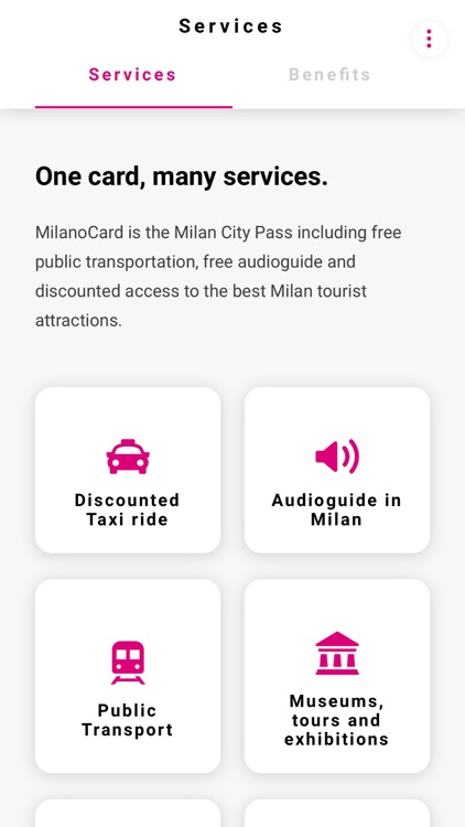 Milano Card App