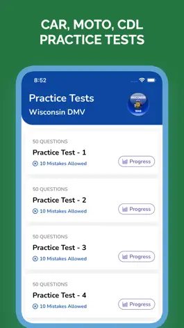 Game screenshot Wisconsin WI DMV Permit Test mod apk