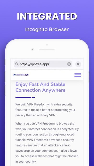 VPN Freedom - Unlimited Proxy Screenshot