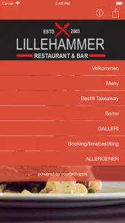 lillehammer restaurant & bar iphone screenshot 1