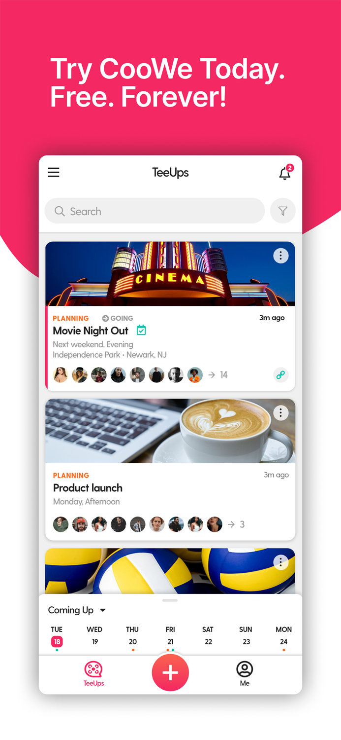 CooWe - Group Coordination App