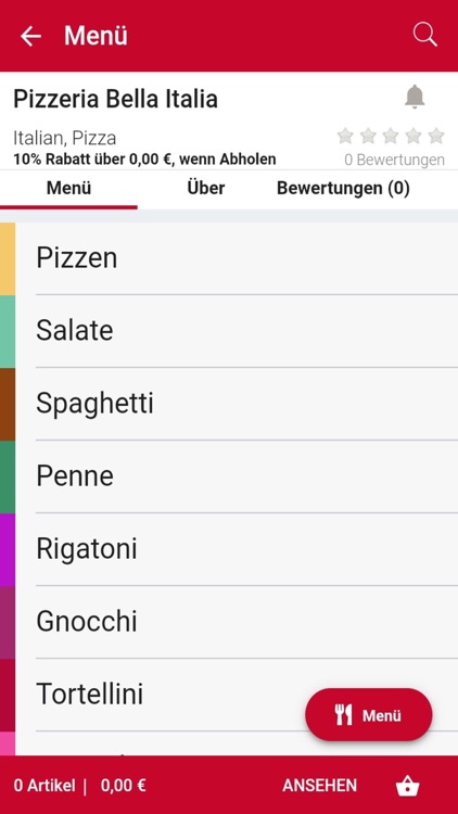 Pizzeria Bella Italia. screenshot-3