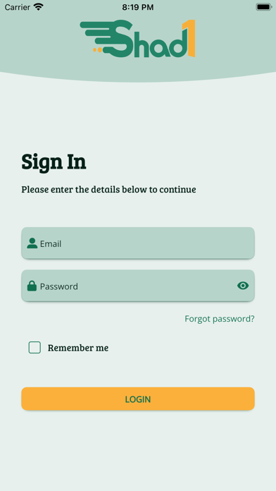 Shad1Delivery Screenshot