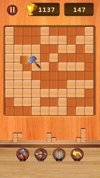 Wood brick block puzzle 3d