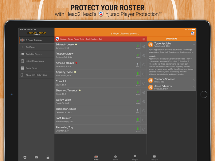 H2H College Basketball