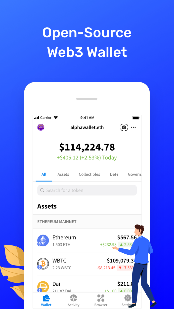 AlphaWallet Ethereum and EVM
