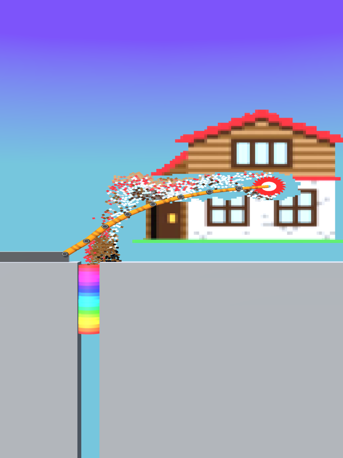 Bucket Crane Voxel Crusher