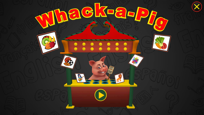 Whack A Pig French Vocab Game
