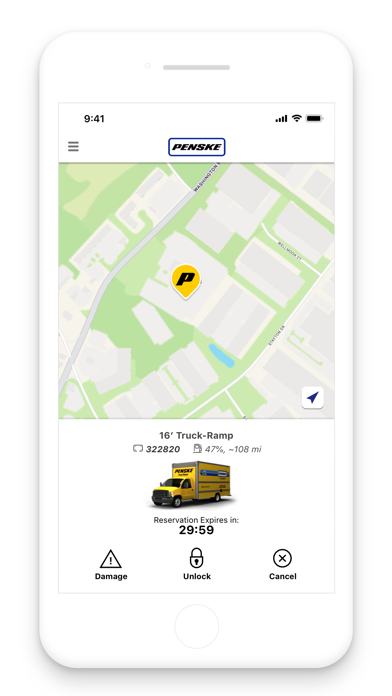 Penske Flex Rental Screenshot