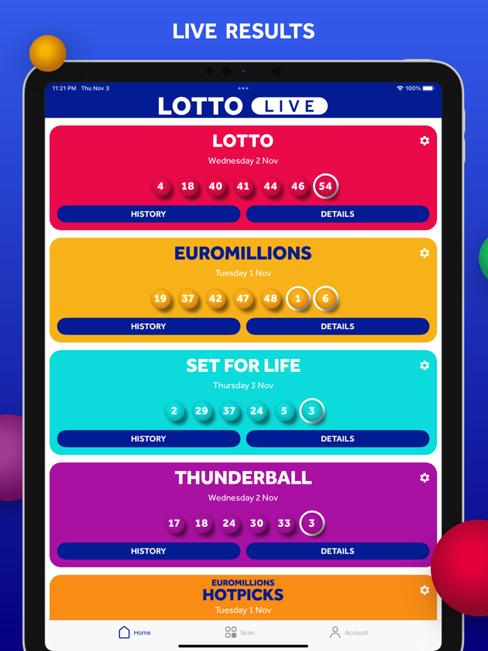 UK National Lottery Live