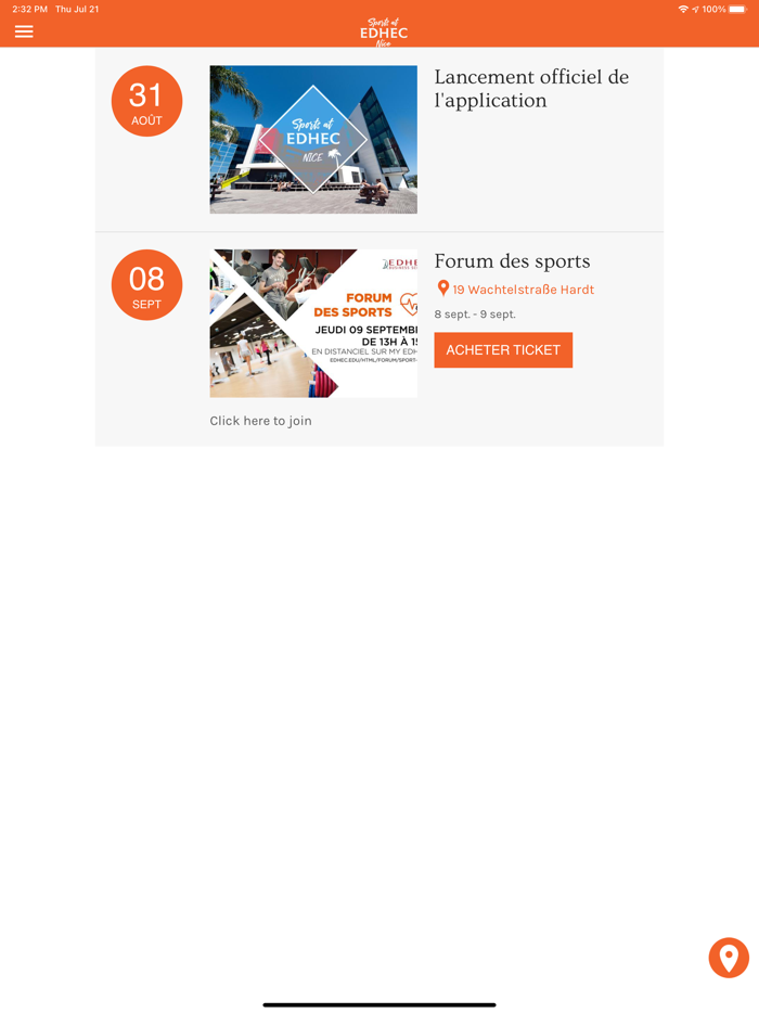 Sports at EDHEC - Nice